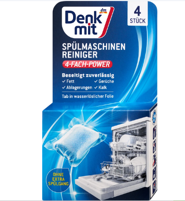 Засіб для чищення посудомийних машин Denkmit Spülmaschinen Reiniger 4-Fach-Power