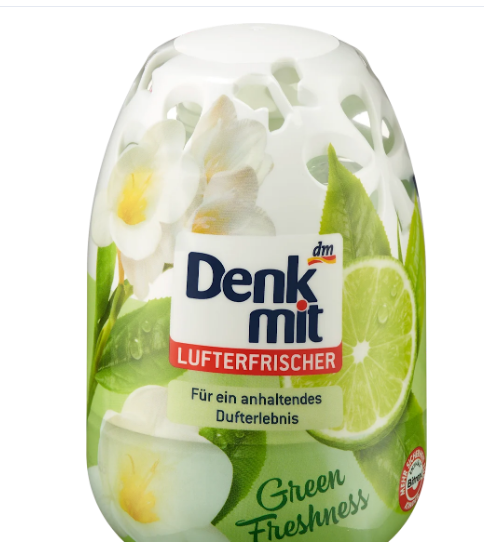Декоративний освіжувач повітря Denkmit Lufterfrischer Green Freshness, 150 мл