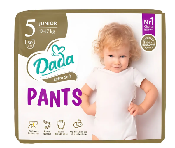 Трусики-подгузники Dada Extra Care 5, 42 шт 12-18 кг