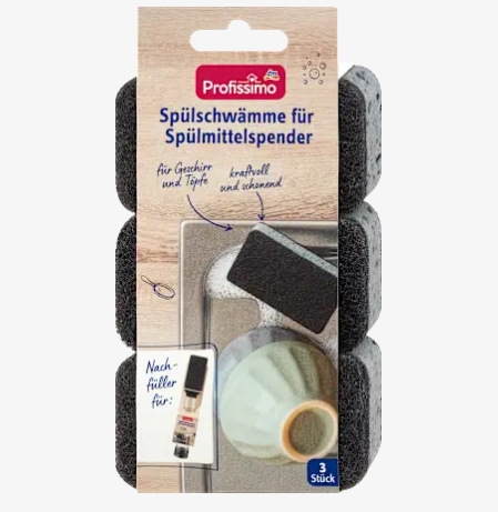 Сменные губки Profissimo для дозатора моющего средства, 3 шт.