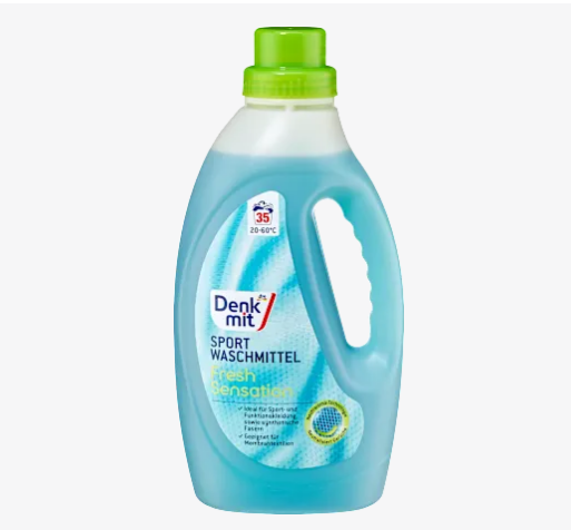 Гель для стирки Denkmit спортивной одежды и одежды из мембраны Fresh Sensation, 1500 мл, 35 W