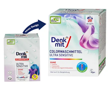 Порошок гіпоалергенний Denkmit Ultra Sensetiv для кольорового, 1,35 кг
