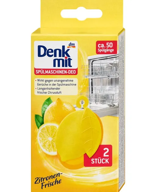 Освежитель для посудомоечной машины Denkmit подвесной Цитрусовая свежесть 2 шт.