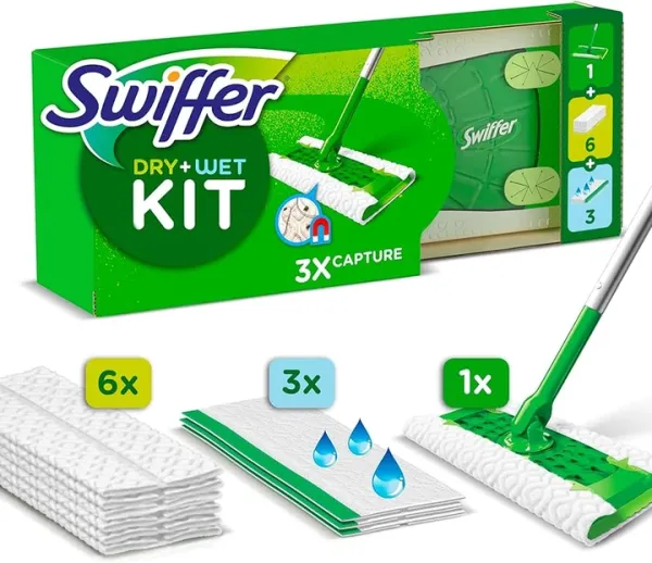 Швабра Swiffer Dry + Wet Kit для сухого та вологого прибирання