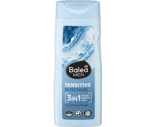 Мужской гель для душа Balea Sensetiv Duschgel Men 3в1, 300 мл
