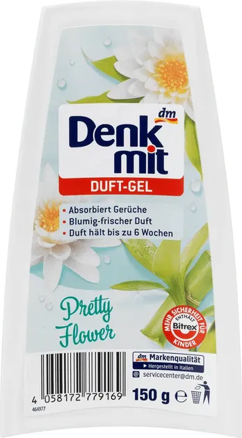 Гелевый освежитель воздуха Denkmit Duft-Gel Цветы, 150 г