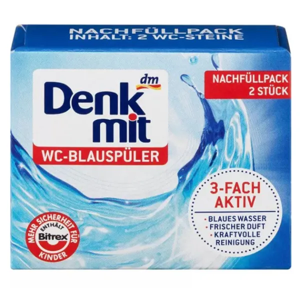 Запасные сменные блоки для унитаза Denkmit, 2 шт.