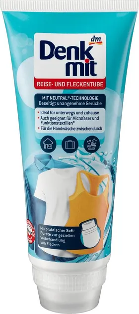 Универсальное пятновыводитель Denkmit Fleckenentferner тюбик, 200 мл