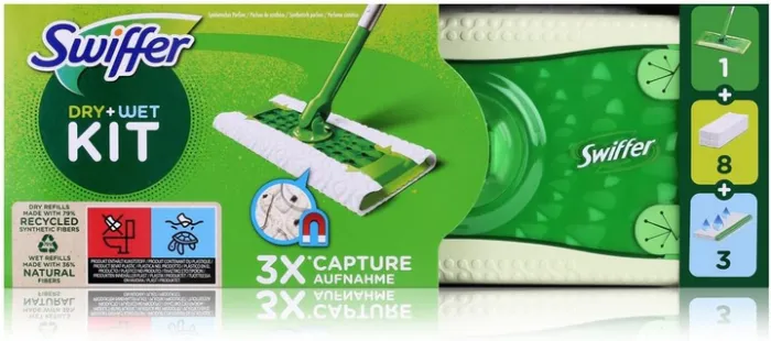 Швабра Swiffer Dry + Wet Kit для сухого та вологого прибирання