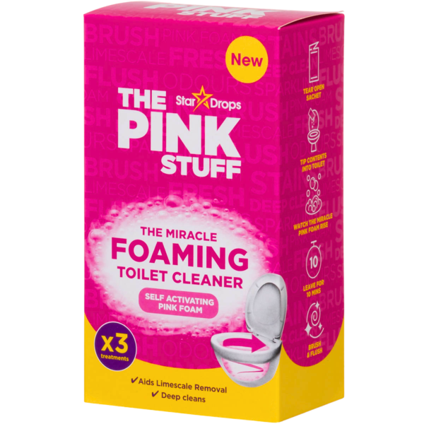 Средство для унитаза The Pink Stuff Foaming Toilet Sachets 3x100g