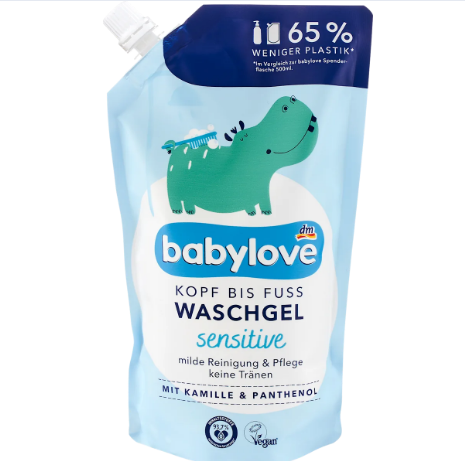 Дитячий гель для прання Denkmit Baby Love Sensetiv, 500 мл