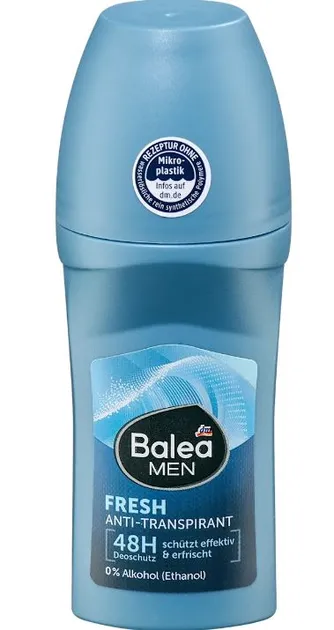 Мужской антиперспирант с ароматом свежести Balea Men Anti-Transpirant Fresh, 50 мл
