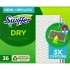 Сменные сухие салфетки для швабры Swiffer Dry, 36 шт