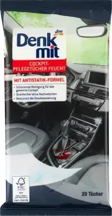 Салфетки Denkmit для салона автомобиля, 20 шт.