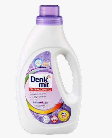 Гель Denkmit для стирки цветного белья (Colorwaschmittel), 1,1л, 20 стирок
