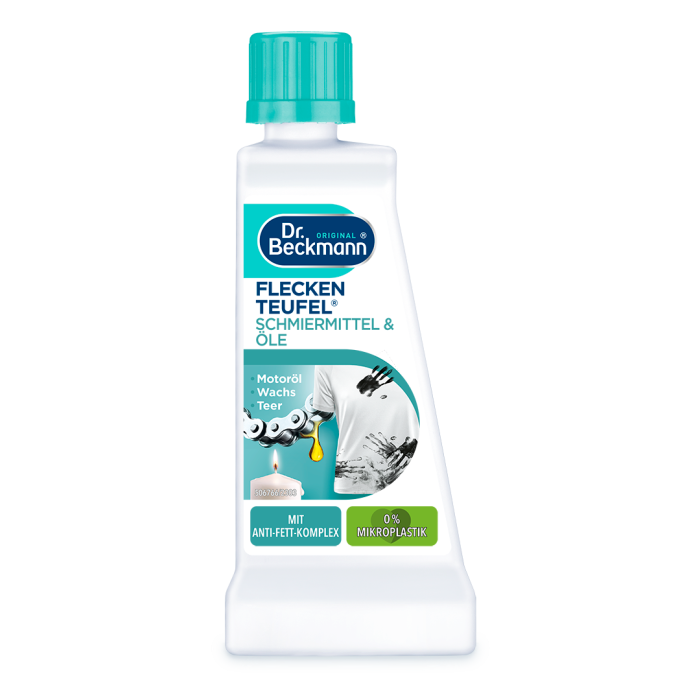 Плямовивідник Dr. Beckmann Fleckenteufel Schmiermittel & Öle ід промислових масел, воску та багато іншого 50 мл