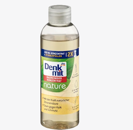 Концентрированное средство Denkmit для чистки ванной комнаты Badreiniger Konzentrat Nature, 100 мл