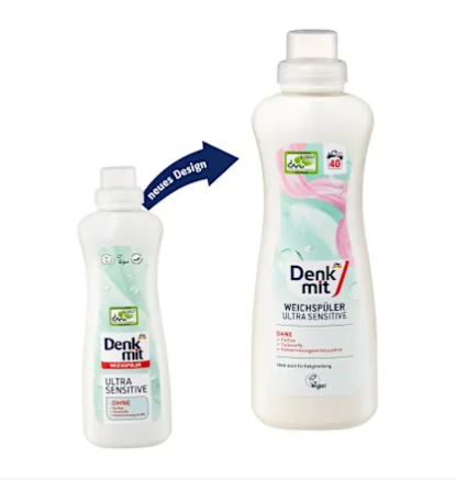 Кондиціонер для одягу Denkmit Weichspüler Ultra Sensitive 40 WL, 1 л