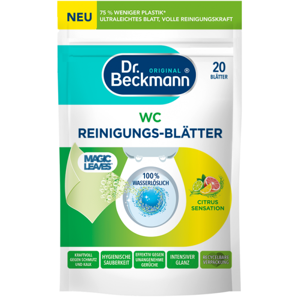 Салфетки для чистки унитаза Dr. Beckmann Citrus Sensation 20 шт