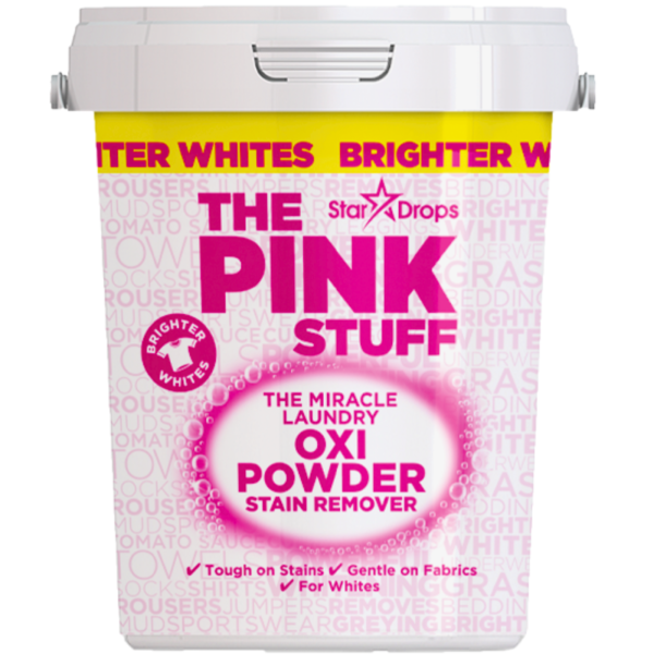 Кислородный порошок The Pink Stuff Oxi Laundry Stain Remover White 1kg