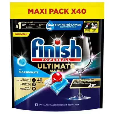 Таблетки для посудомоечных машин Finish Ultimate All in One 40pcs