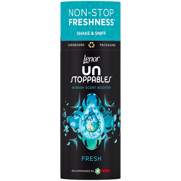 Парфюмерный ополаскиватель в гранулах Lenor Scent Booster Beads Unstoppables Fresh 176g