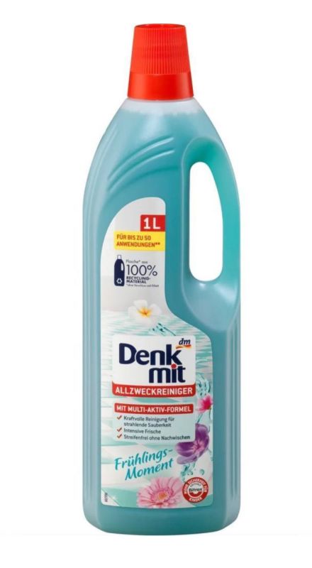 Средство для мытья полов Denkmit Spring Moment, Универсальный, Свежий аромат, 1 L