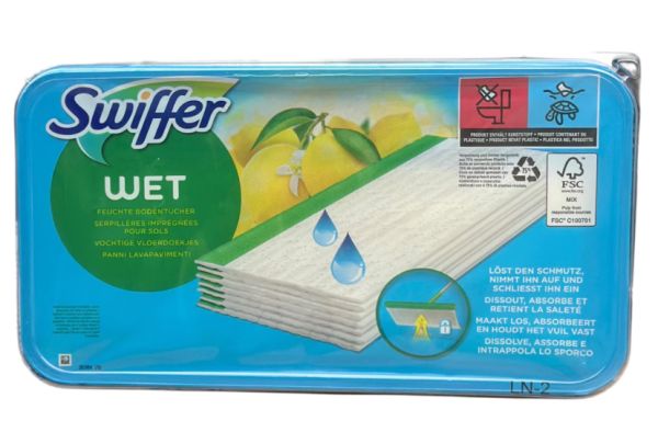 Swiffer Влажные салфетки для мытья полов 12шт